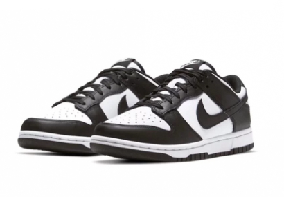 Nike Dunk Low 男款運動鞋, DD1391-100, 熊貓, 29.5, 黑色