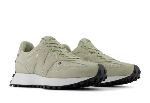 New Balance 327 女款運動鞋 WS327DCCB, 25cm, 橄欖綠, 1雙