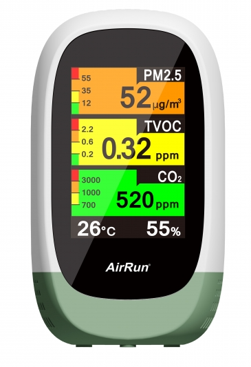 AirRun 空氣品質偵測器 Q10, 0.3kg, 1個
