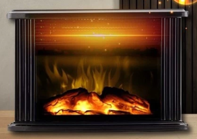 SOnGEn 松井 3D擬真火焰歐風電暖壁爐, SG-5012FE, 無腳架365 x 200 x