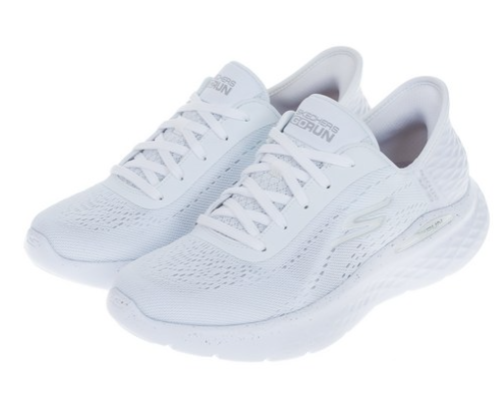 SKECHERS 女款 GO RUN LITE-EMPORIA 慢跑鞋 129452WHT,