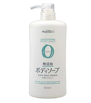 Kumano 熊野油脂 Pharmaact 無添加沐浴乳, 600ml, 1瓶