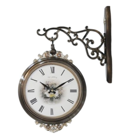 KM實業 SW 雙面時鐘 A, 復古風