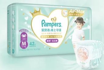 [箱裝]Pampers 幫寶適 原廠公司貨 史上最強一級幫散熱拉拉褲/尿布/褲型, M, 6