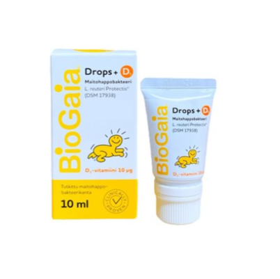 BioGaia 嬰幼兒液體益生菌 D3 Plus 軟管裝 10ml, 1條