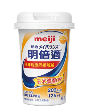 [箱裝]meiji 明治 明倍適 營養補充食品 玉米濃湯口味, 125mlx24入,1組(12入/小