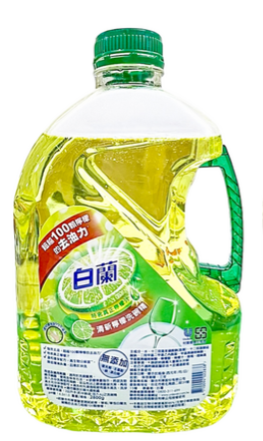 白蘭 洗碗精, 清新檸檬, 2800g, 1桶