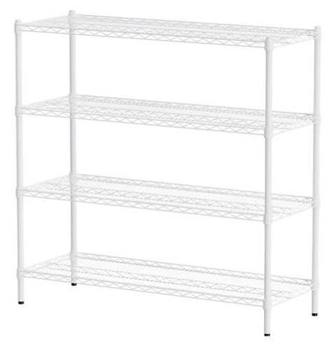 dayneeds日需百備 層架,荷重型,120x45x120cm,白色,四層,1個