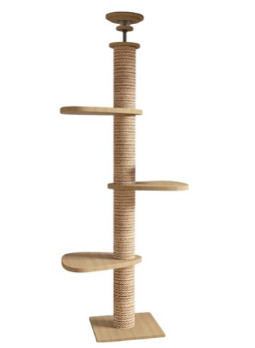 毛皇上 頂天立地貓爬架, 【C】款, 1組