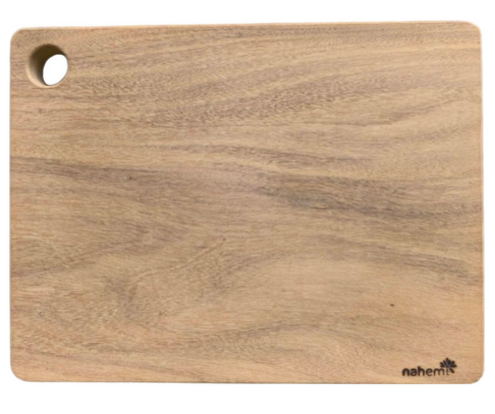 Nahemi 娜禾蜜 非洲柚木實木砧板, 36 x 28 x 2.5cm, 原木色, 1個
