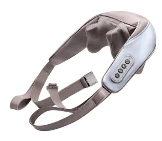 大京電販 充電式肩頸按摩帶, BY060037A, 33 x 51 x 17cm, 幻影灰, 1.2