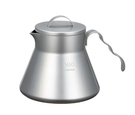 HARIO V60 戶外用金屬咖啡壺, O-VCSM-50-HSV, 500ml, 1組