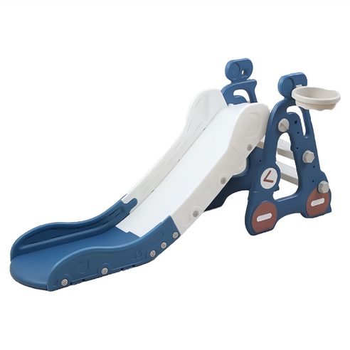 眨眼小車溜滑梯組, IN-915, 藍色, 1組