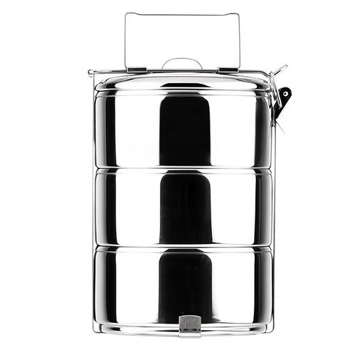 ZEBRA 斑馬牌 304不銹鋼 多層飯盒, 8163, 16CM, 1.3L, 3層, 1個