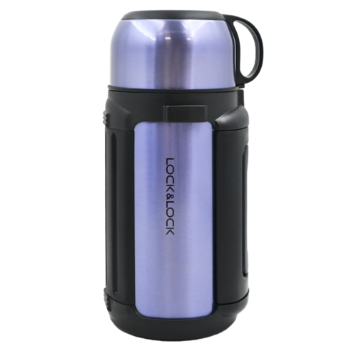 Locknlock 樂扣樂扣 New Giant系列保溫瓶, 金屬藍, 1200ml, 1個