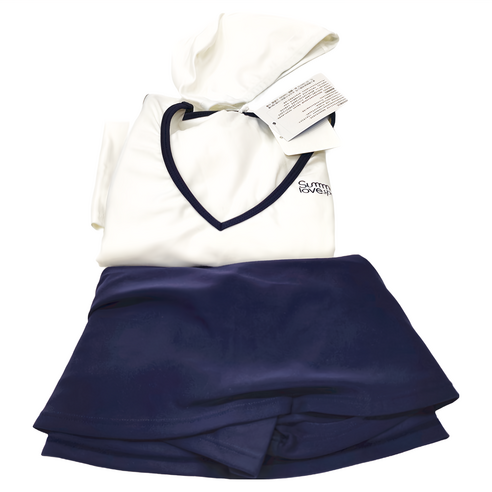 Summer love 夏之戀 大女長版二件式 褲連裙四角, E2470507403, 長版上衣 +