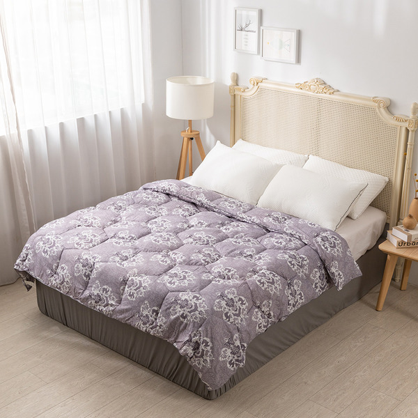 JINDACHI 金大器 宮廷水立方羽絲絨發熱被, 雙人, 薰衣草紫, 1條