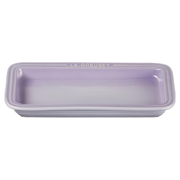 LE CREUSET 瓷器長方盤, 粉彩紫, 25cm, 1個
