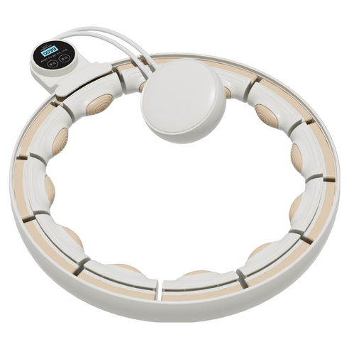 MICHAEL FITNESS 麥克健身 金屬卡扣爆汗呼拉圈, 800g, 米色, 1個