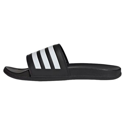 adidas 愛迪達 ADILETTE COMFORT 拖鞋 GZ5891, 黑色 + 白色