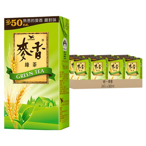 [箱裝]麥香 綠茶300ml, 24入