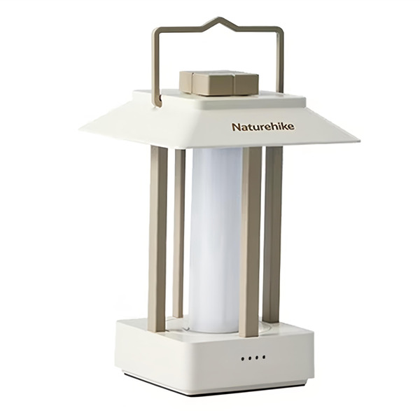 Naturehike 挪客 月閣夕陽LED露營燈, 乳白棕, 362g, 1個