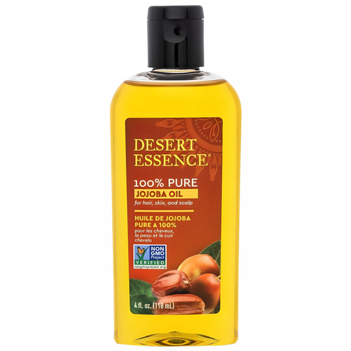 Desert Essence 100%純荷荷芭油, 118ml, 1瓶