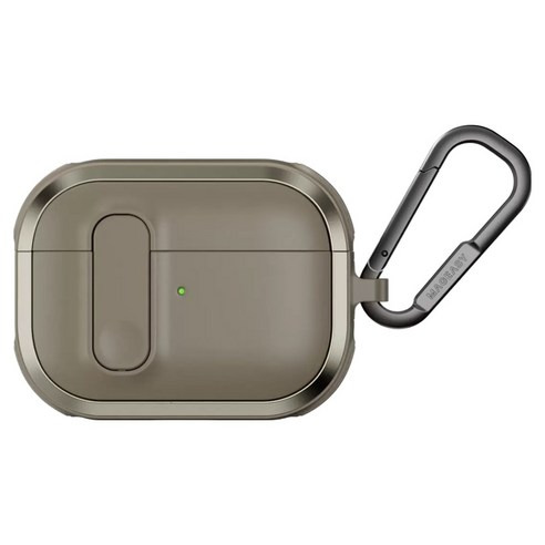 MAGEASY Odyssey 抗衝擊磁扣耳機殼 附金屬扣環, Airpods 4, 金屬沙, 1個