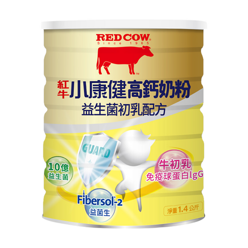RED COW 紅牛 小康健高鈣奶粉 益生菌初乳配方, 1.4kg, 1個