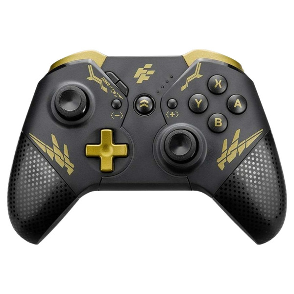 FlashFire 富雷迅 PC/Switch專用 黑獨角BTG藍牙無線喚醒震動遊戲手把 巨集循環