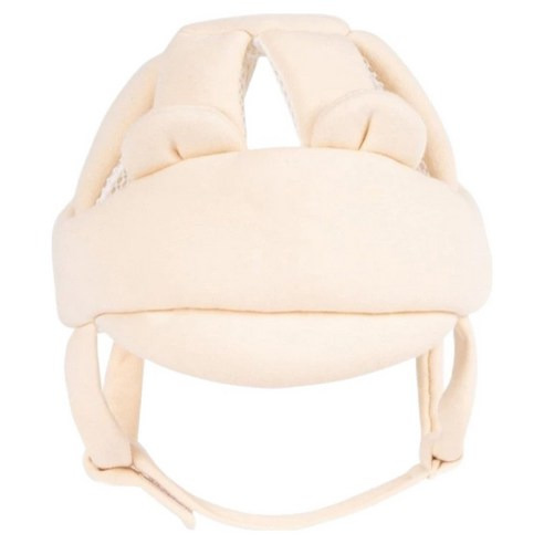 aguard 寶寶護頭帽, 頭圍 45~55cm, 象牙白, 1個