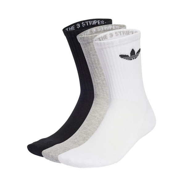 adidas 愛迪達 TRE CRW CUSH3PP 襪子, IJ5616, XL, 3雙