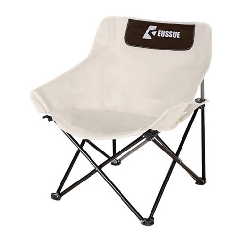 高密度牛津布 免安裝快速收合摺疊露營月亮椅 + 收納袋, 1個