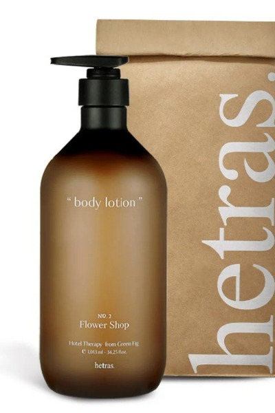 hetras. 飯店療癒身體乳 木質香, 1013ml, 1瓶
