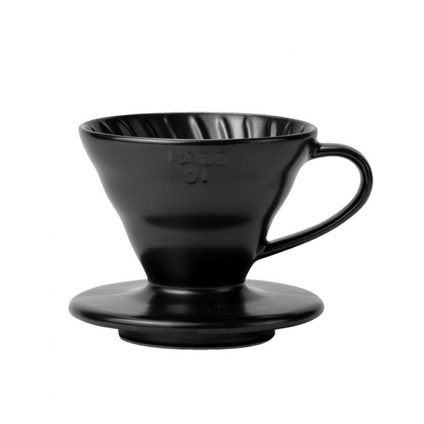 HARIO V60 01磁石濾杯, 霧面黑, 1個