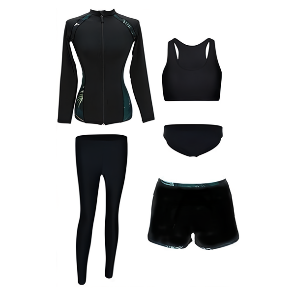 一家人的泳衣 成人女款5件組, 2XL, 1組