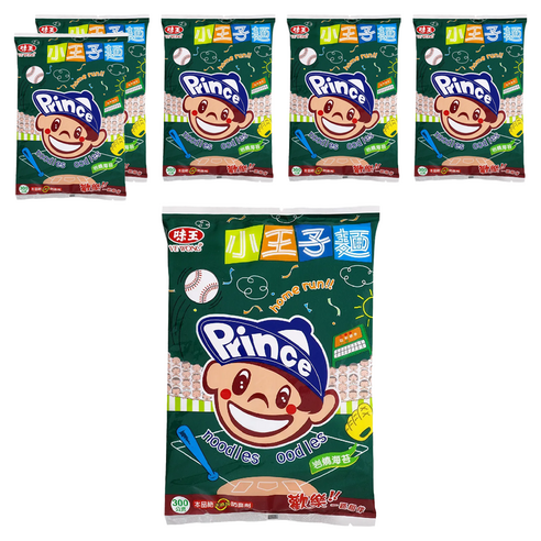 [箱裝] 味王 小王子麵, 岩燒海苔, 300g, 6袋