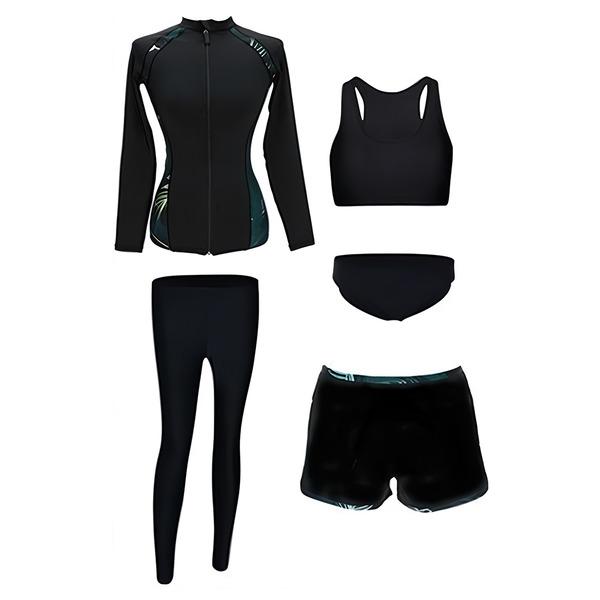 一家人的泳衣 成人女款5件組, 3XL, 1組