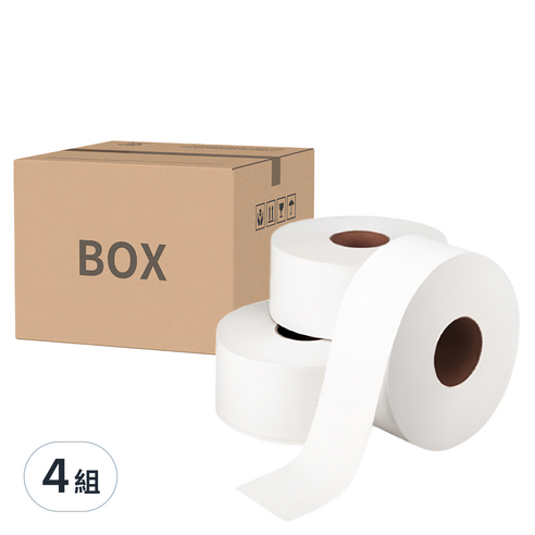 [箱裝]五月花 大捲筒衛生紙, 800g, 3捲, 4袋