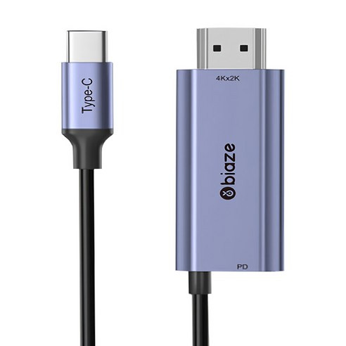 biaze畢亞茲 USB-C/Type-C轉HDMI轉換線, 1.8M, 1條
