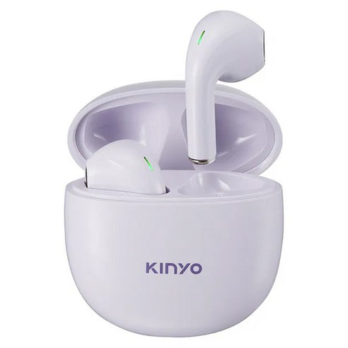 KINYO 半入耳無線 藍牙耳機, BTE-3901 , 53 x 48 x 25mm, 紫色, 1