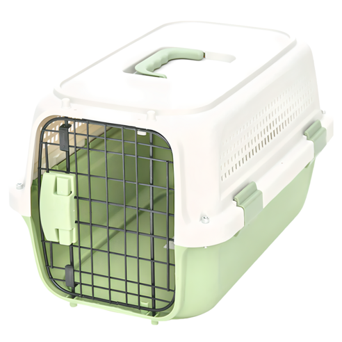 寵物便攜航空箱, 大(57 x 36 x 33cm), 一般款/牛油果綠, 1個