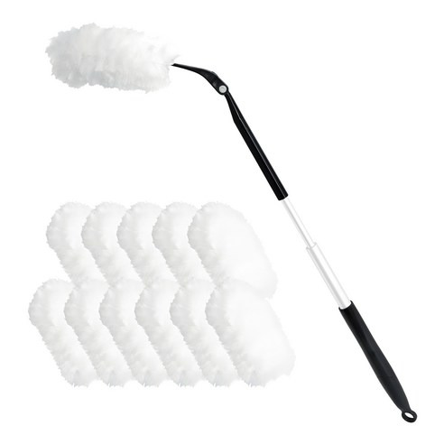 3M 一體式長柄除塵器手柄 + 補充裝 12 件套, 白色, 1組