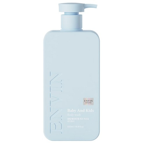 Envin 弱酸性嬰幼兒沐浴露, 蘋果香, 500ml, 1瓶