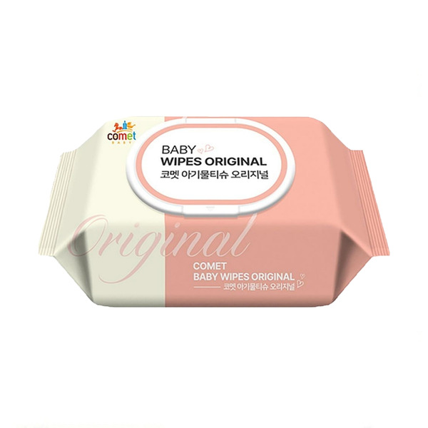 [箱裝] comet Baby Wipes Original 寶寶濕紙巾 加厚型, 掀蓋式, 100