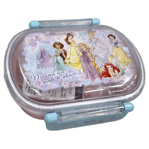 Skater 銀離子橢圓形雙扣便當盒148 x 123 x 56mm, 迪士尼公主, 360ml ,