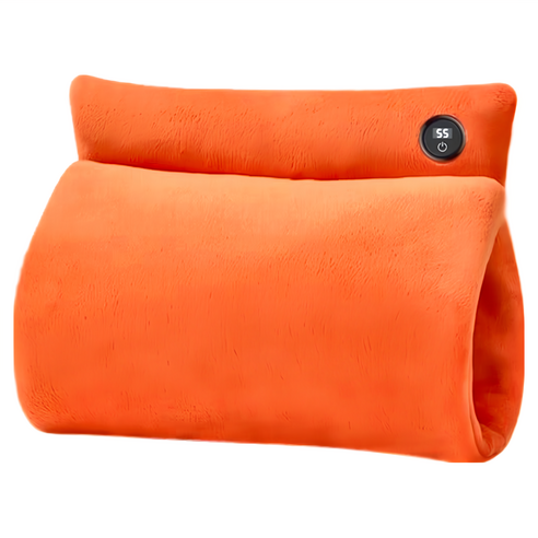 Smart bearing 智慧魔力 多功能電暖袋 保暖袋 暖手袋 暖宮袋, 附專用行動電源 橘色,