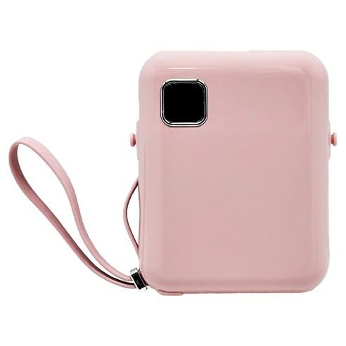 自帶線行動電源, MINI-SP, 8.3 x 6.5 x 2.6cm, 乾燥玫瑰, 1個