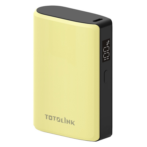 TOTOLINK 快充行動電源 9400mAh Type-C, T10000, 晨黃色, 8.1 x