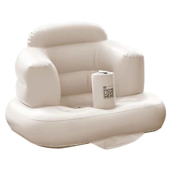 NATURE LOVE MERE 嬰兒充氣沙發,37*48*50cm, 米色, 1個